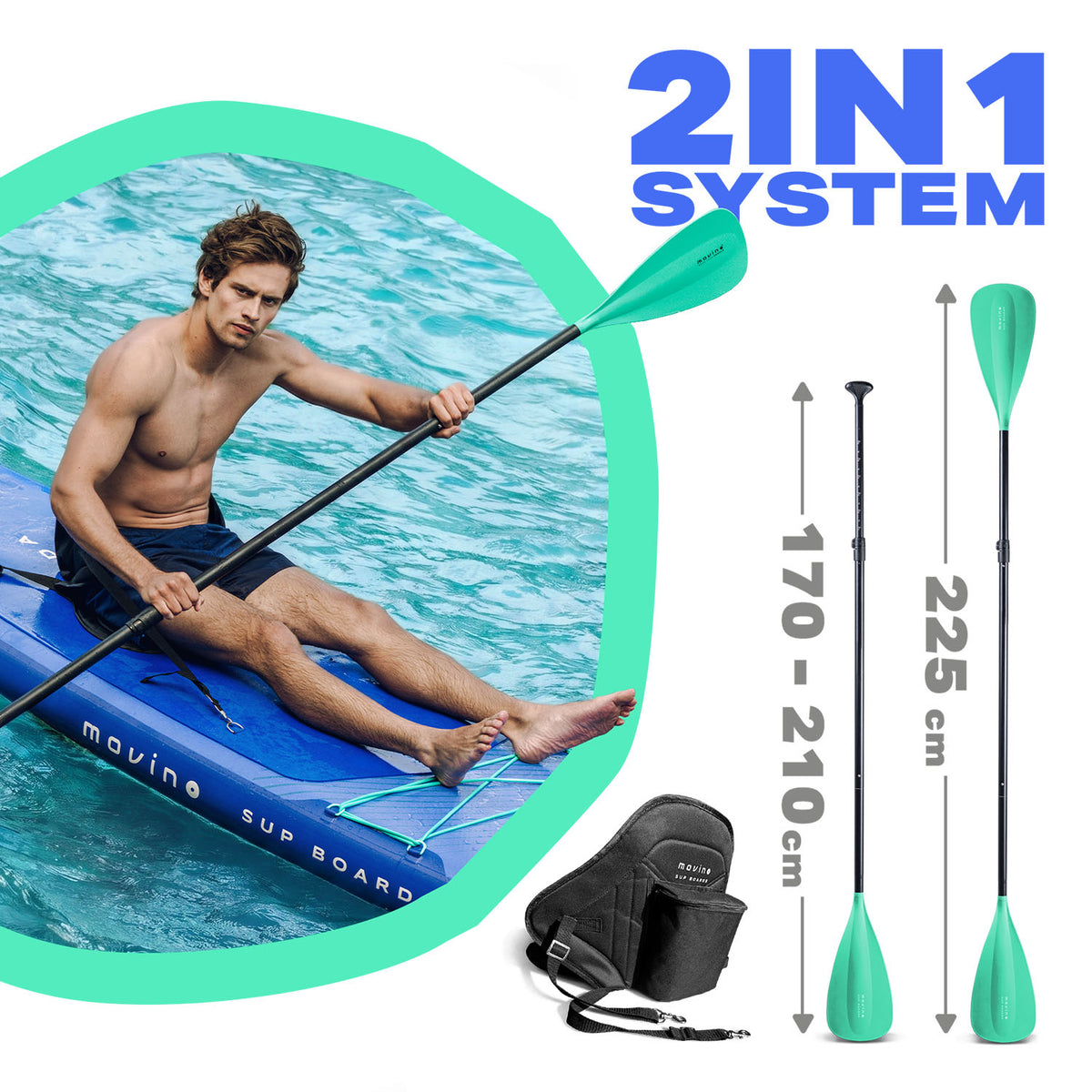 Movino GARDA Allround 10'10'' (Azul-Menta)