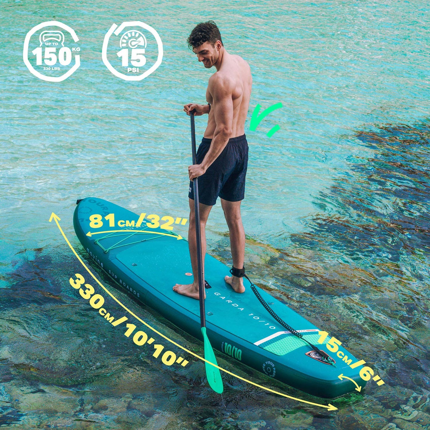 Movino GARDA Allround 10'10'' (teal-mint)