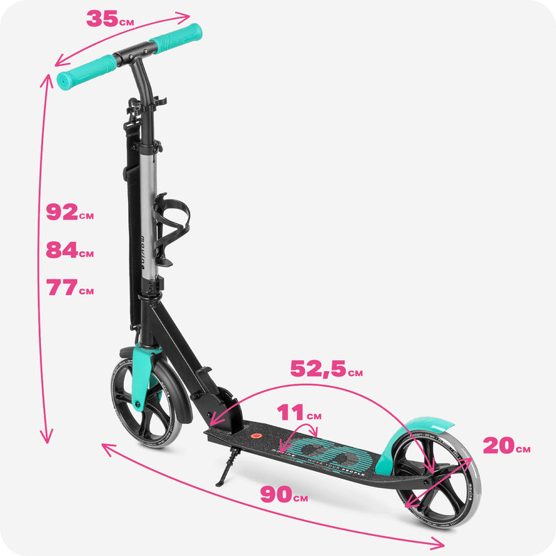 Check scooter dimensions.