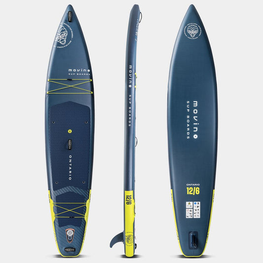 Movino ONTARIO Touring 12'16'' (azul-marinho-limão)
