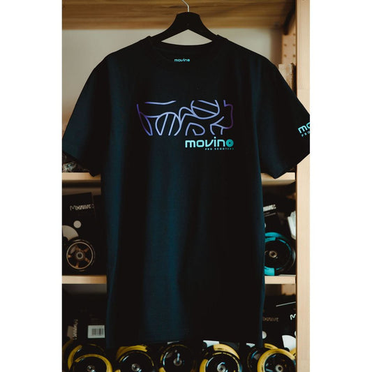 T-SHIRT - TURQUESA/VIOLETA